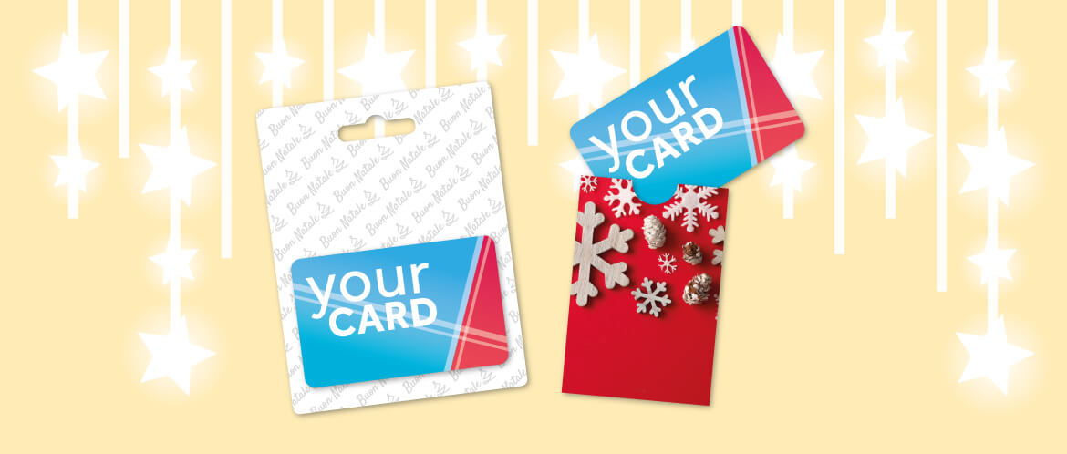 packaging gift card natale