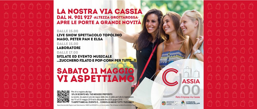 Rete d’Impresa Via Cassia – Inaugurazione, Fidelity Card e Coupon