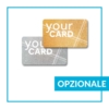 card glitter oro argento opzionale