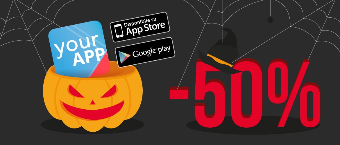 sconto halloween app white label