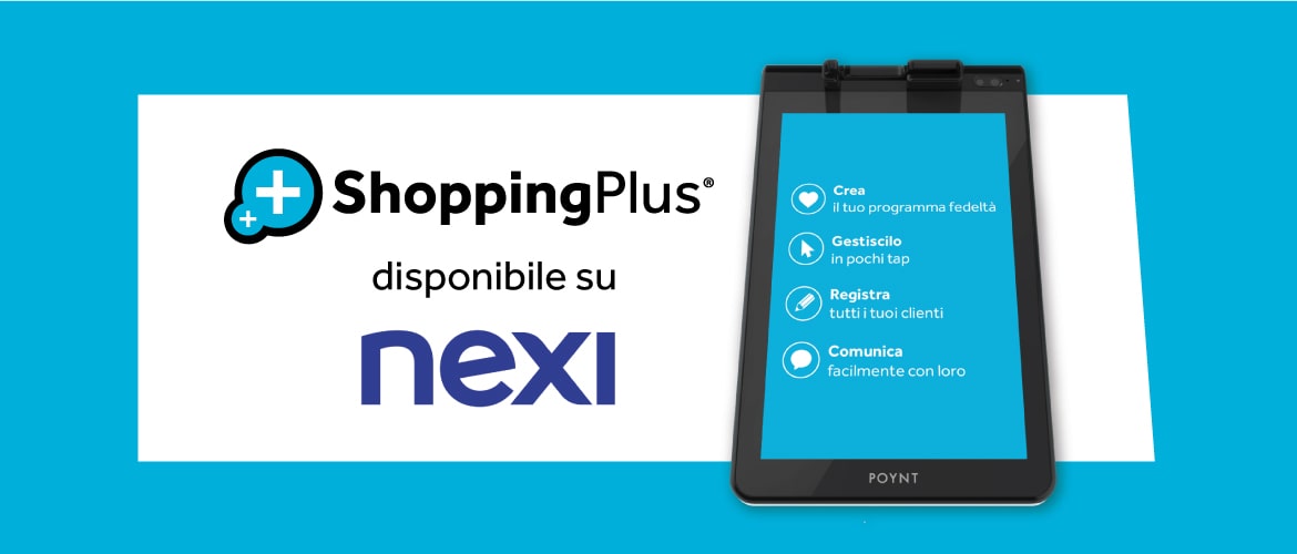 poynt nexi disponibile su shopping plus