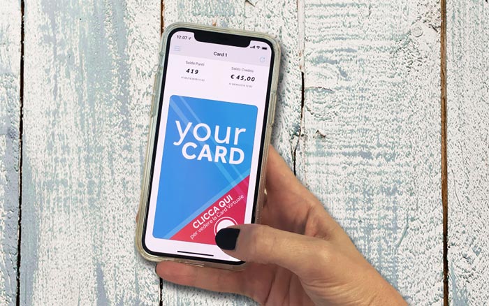 fidelizzazione con card virtuale