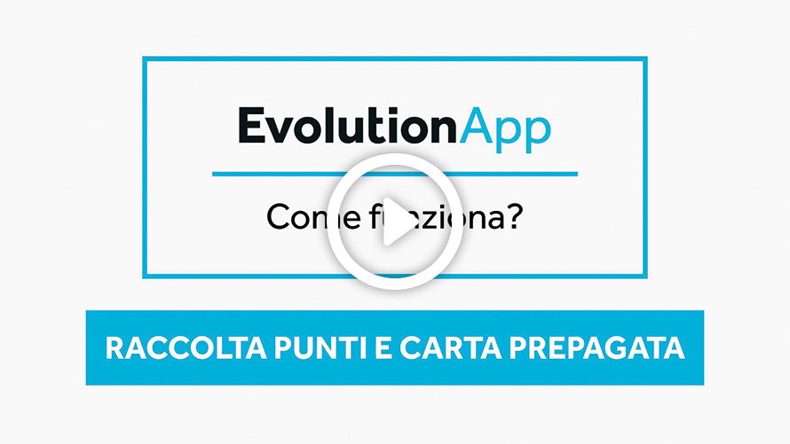 Videotutorial EvolutionApp Raccolta punti e Carta prepagata