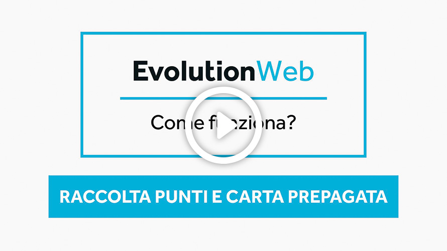 Videotutorial Evolution Web Raccolta punti e Carta prepagata