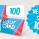 Promozione 100 più 100 Card omaggio