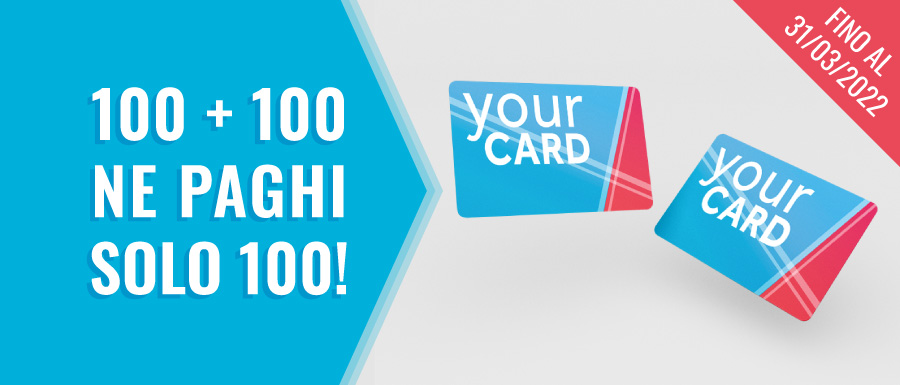 100 Card omaggio con acquisto Software