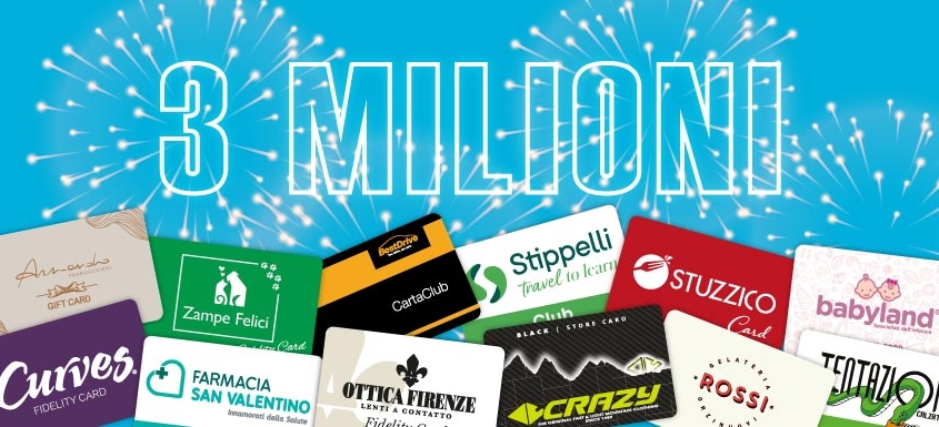 3 milioni di Card registrate Shopping Plus