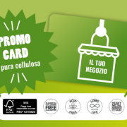 Promozione Card in pura cellulosa