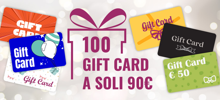 Promo 2025 per la stampa di 100 Gift Card