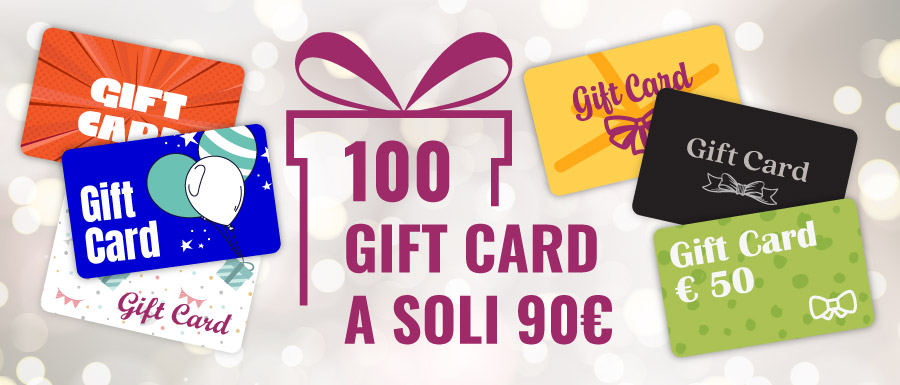 Promo 2025 per la stampa di 100 Gift Card